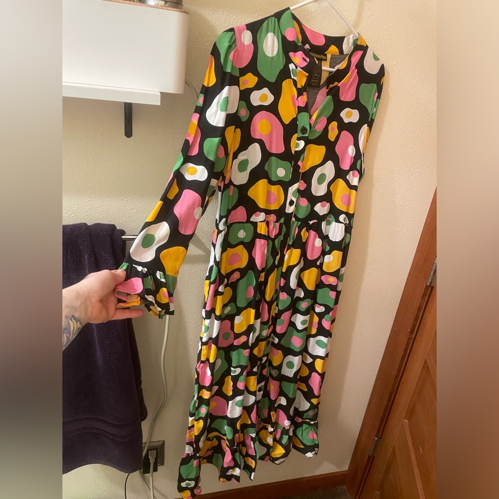 Nooworks Olive style maxi dress, 100% rayon